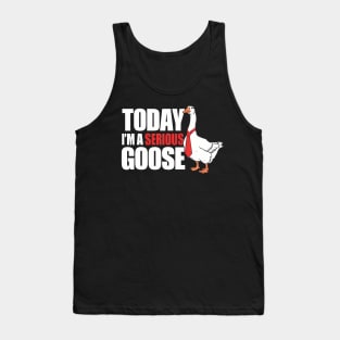 A Serious Goose Tank Top